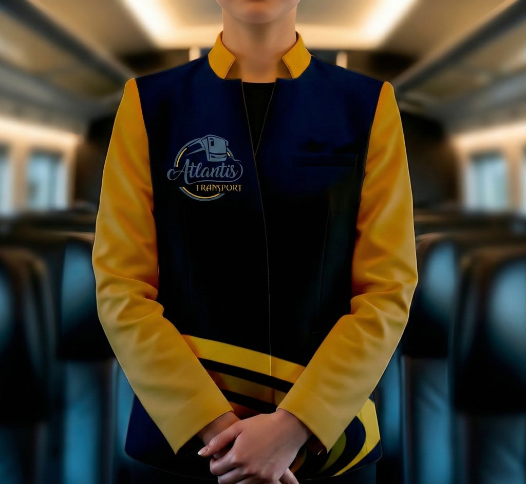 Person in Atlantis Transport uniform.